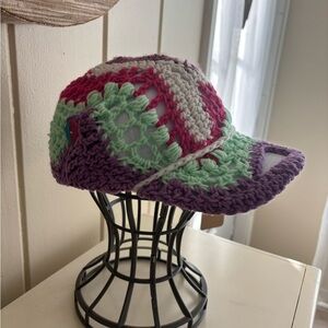 Handcrafted Multicolor Crochet Cap